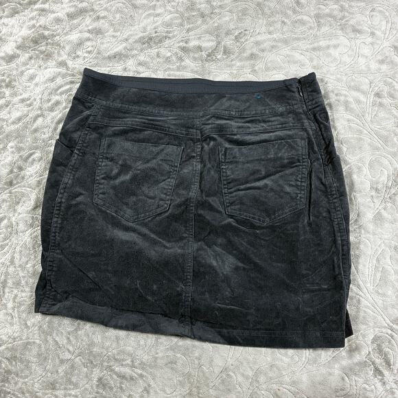 Kuhl Women's Corduroy Mini Skirt Hiking Blue Size 4 Strova Outdoors Academia - Picture 2 of 11